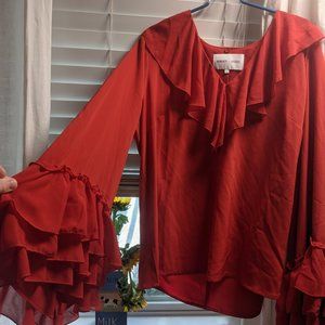 Rodarte x Universal Standard Shirt and Skirt set from their Collab